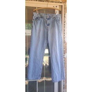 Vintage Levi’s 577 Jeans Men’s 30x28 Light Wash Relaxed Fit Tapered Denim Y2K